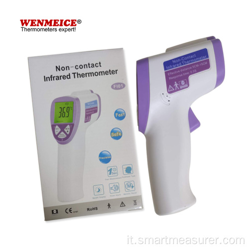 Termometro a infrarossi senza contatto clinico medico